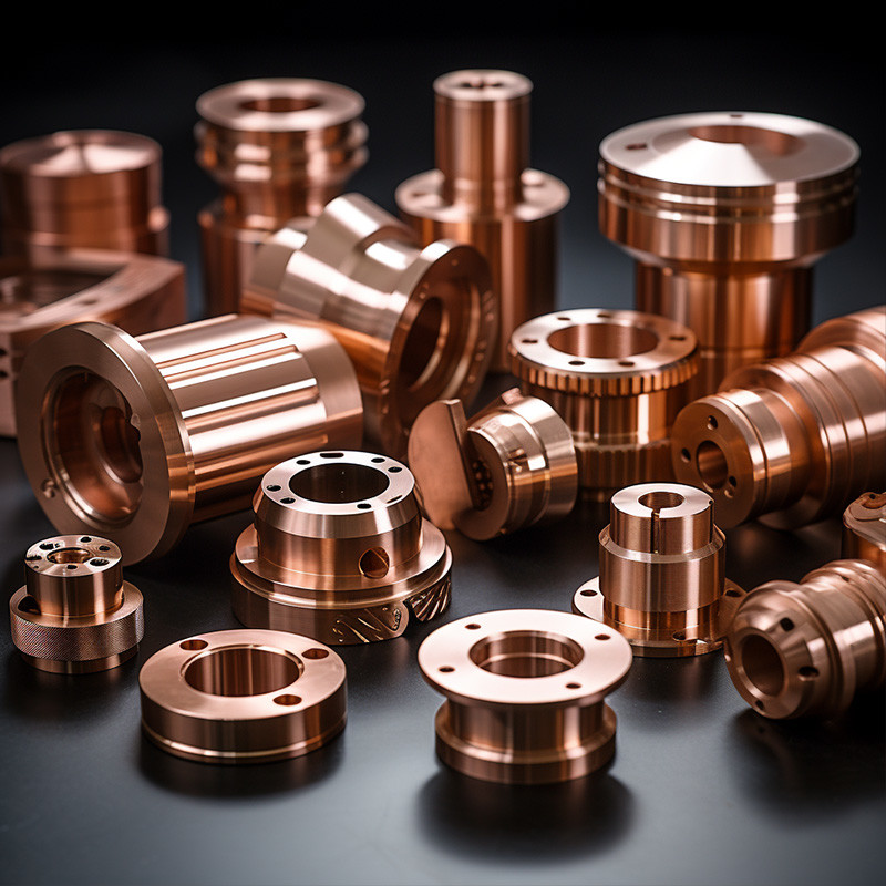 High Quality Customized CNC Parts Precision Metal Machining Milling Turning Parts CNC Machining Copper Parts