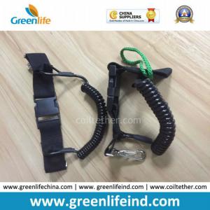 China Greenlife New Strong Black Scuba Diving Dive Spring Coil Lanyards on sale