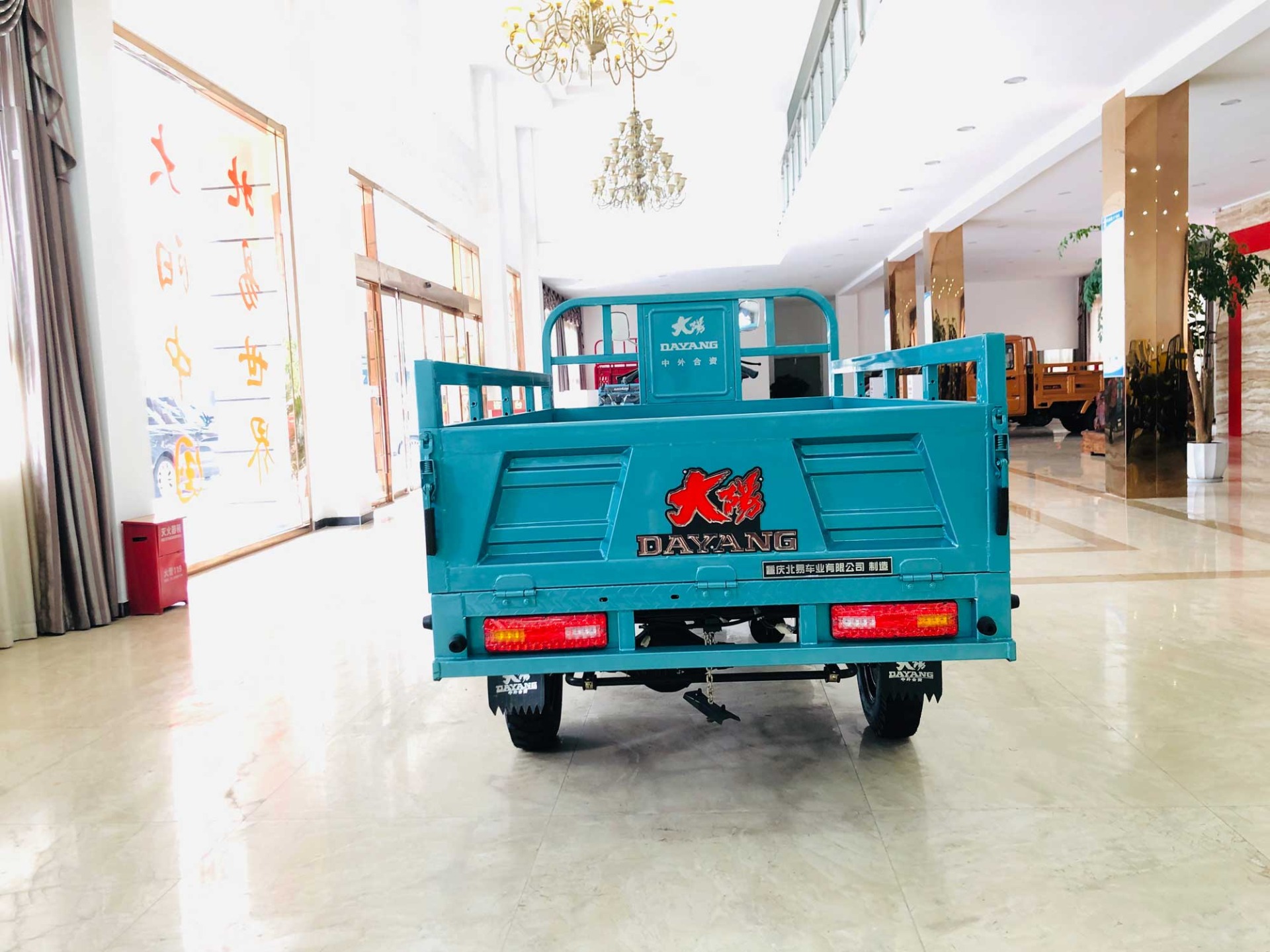 250CC Gasoline Motorized Cargo Tricycle with Big Load Capacity and Stability