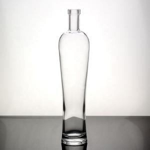 Buy cheap Screen Printing Distinctive Tall Thin Bottle Long Glass Vodka Bottle 500ml 750ml product
