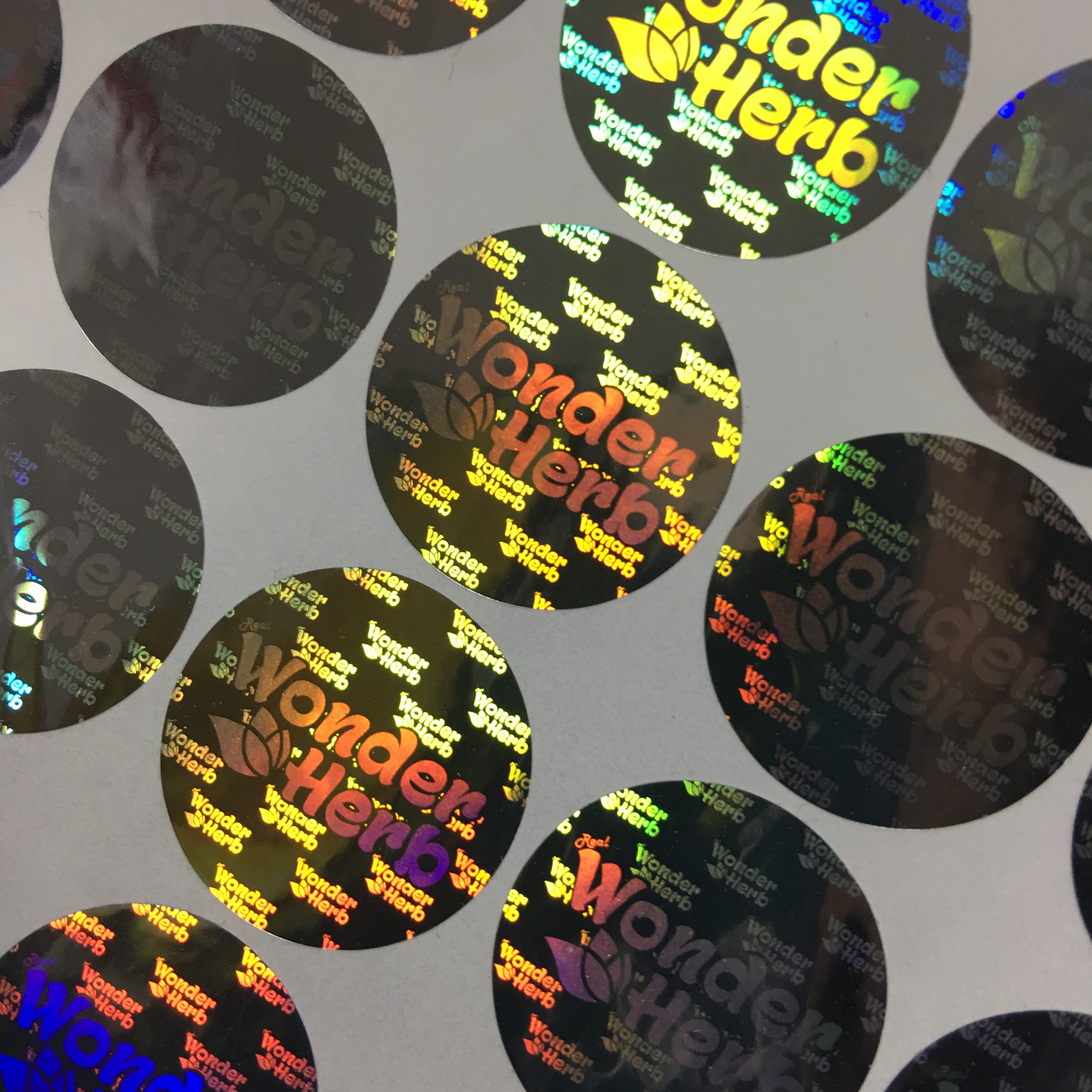 Printable Hologram Adhesive Sticker Label Waterproof Laser Sticker Paper For Packaging