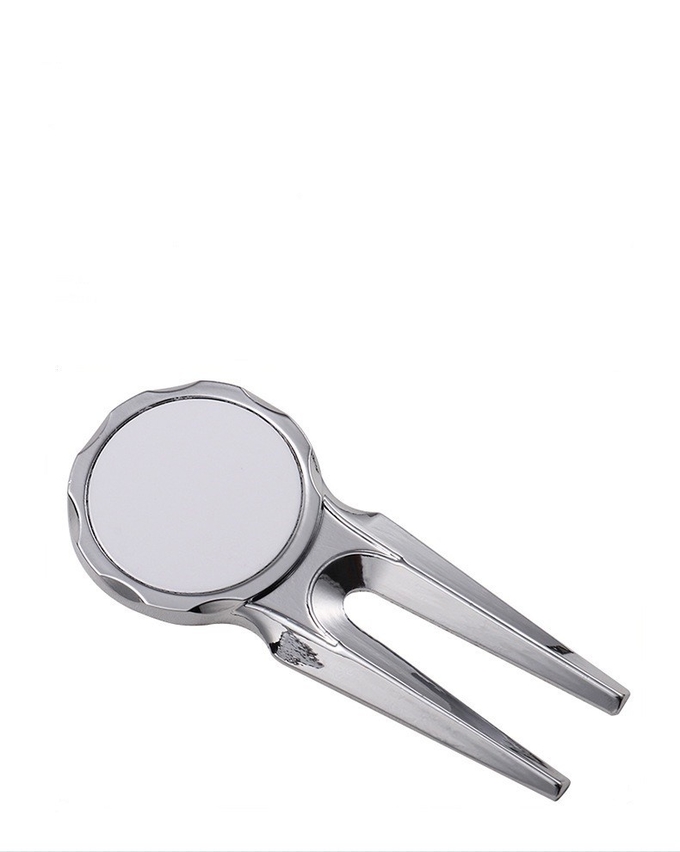 Custom Printed Metal Sublimation Golf Ball Marker For Sublimation Printing