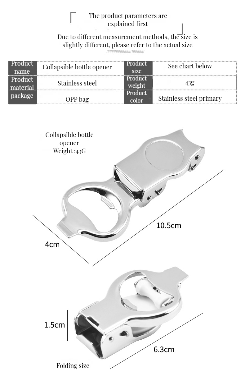 Custom Color Multifunction Stainless Steel Bottle Opener and Champagne Stopper Stocked