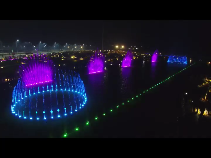 Water Dancing Pakistan Musical Fountain Stainless Steel 304