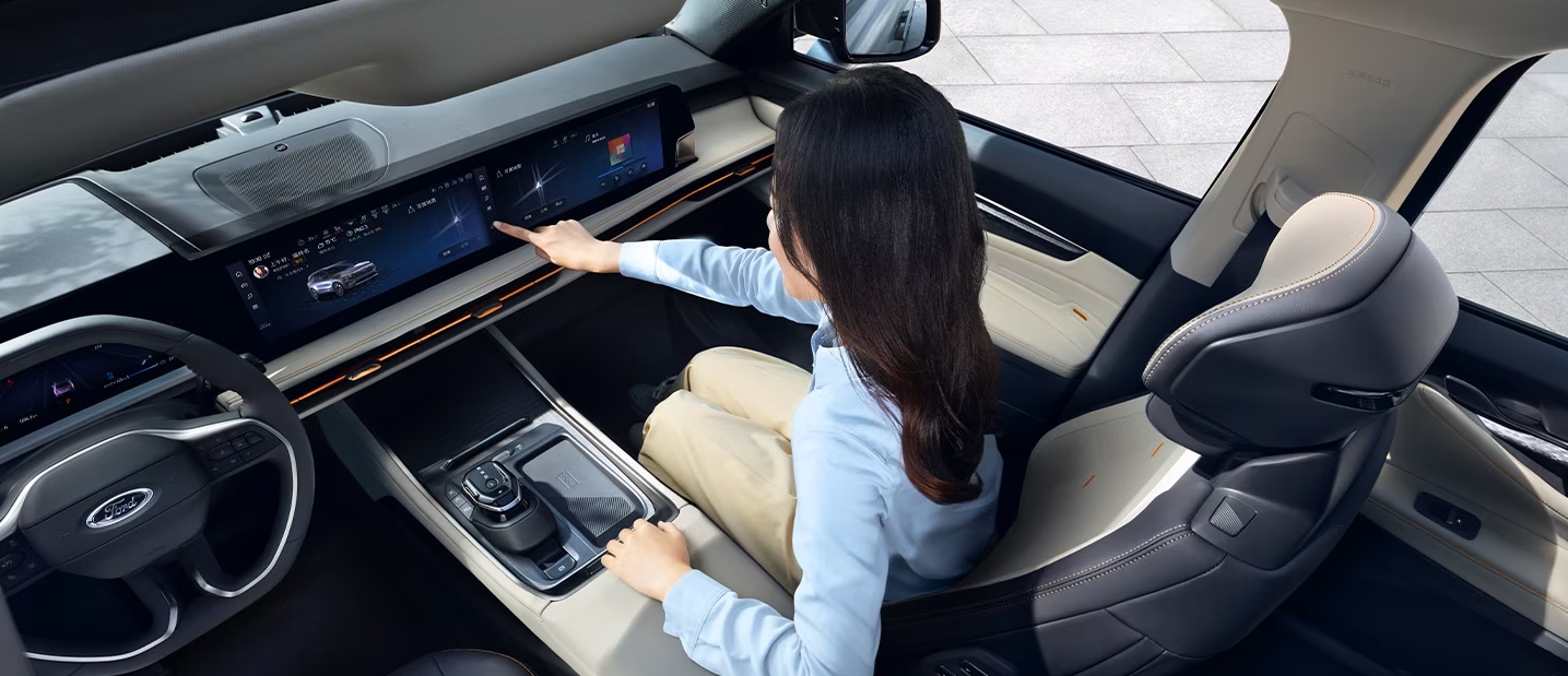 Ford Edge L Electric Car Advanced Technology and Energy Oil-Electric Hybrid with Ternary Lithium Battery
