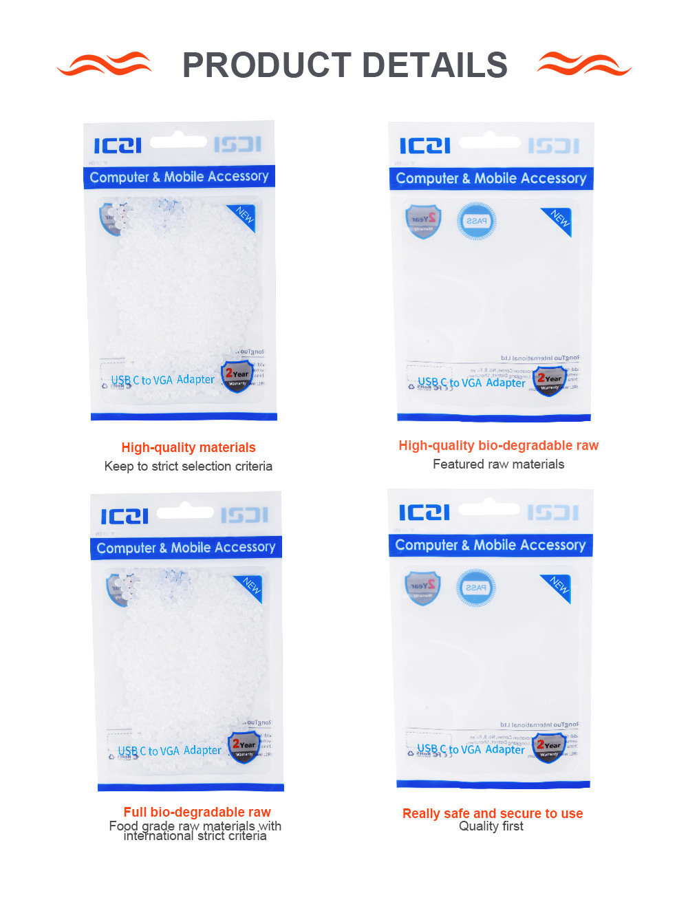 Translucent Paper Plastic Composite Bag Digital Connection Line ODM