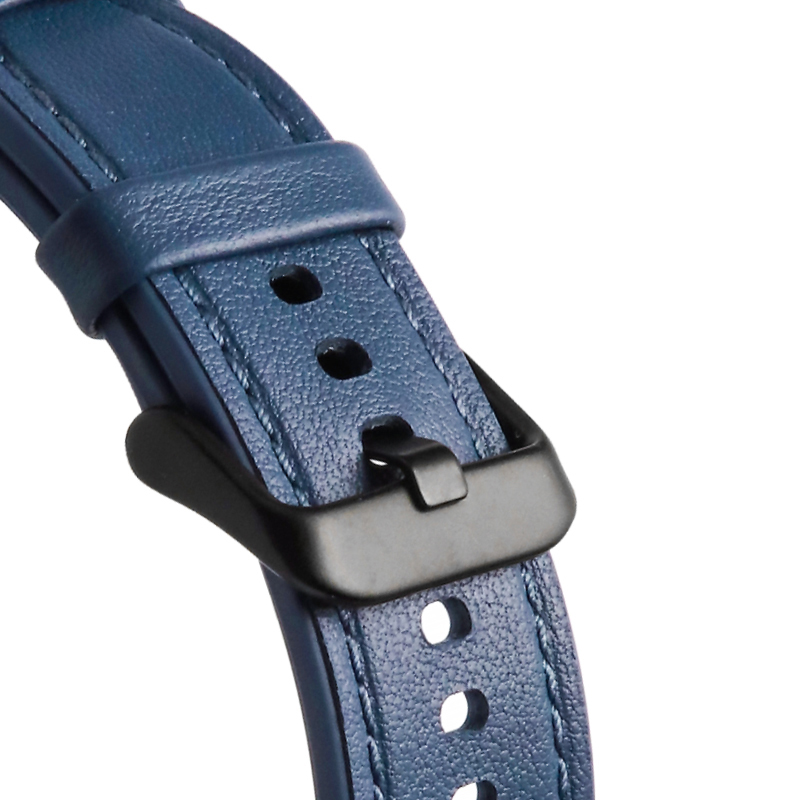 20mm Silicone Leather Watch Band Retro Replacement for Samsung Watch Series Band Width