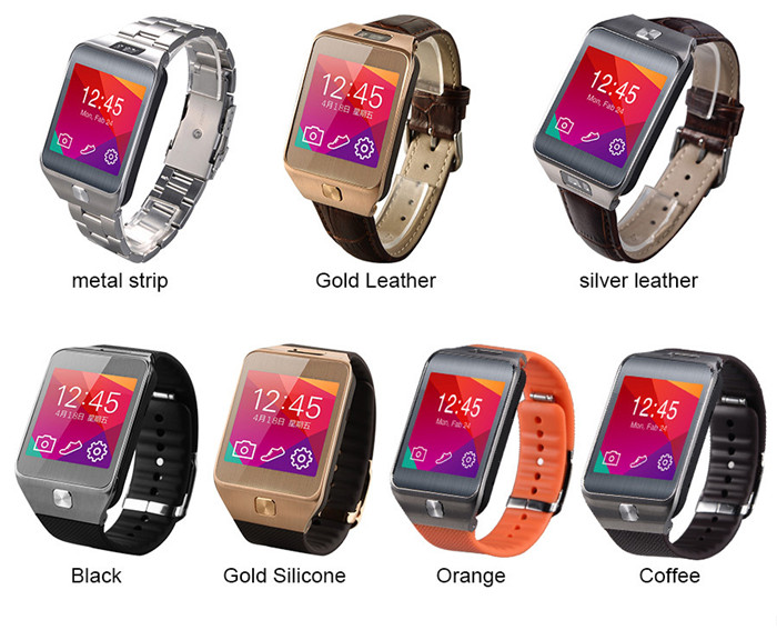 2015 New Fashion HDC Galaxy Gear 2 G2 Bluetooth Smart watch wristwatch Wholesale