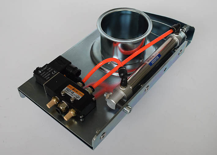 8 Inch Dust Collector Blast Gate Ac Zone Dampers With Electricity Control