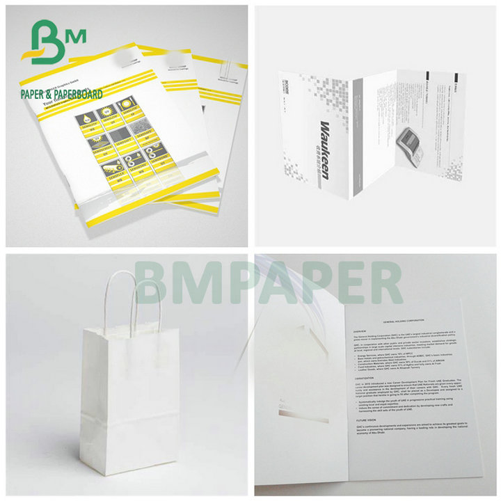 Offset Printing Bright White Virgin Wood Pulp Uncoated Paper Board 14PT 16PT 
