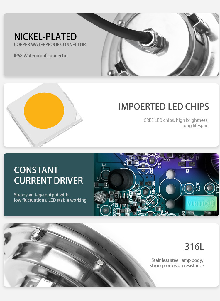 9W DMX512 RGB Control In Ground Driveway Lights SS316L Under Ground Led Light