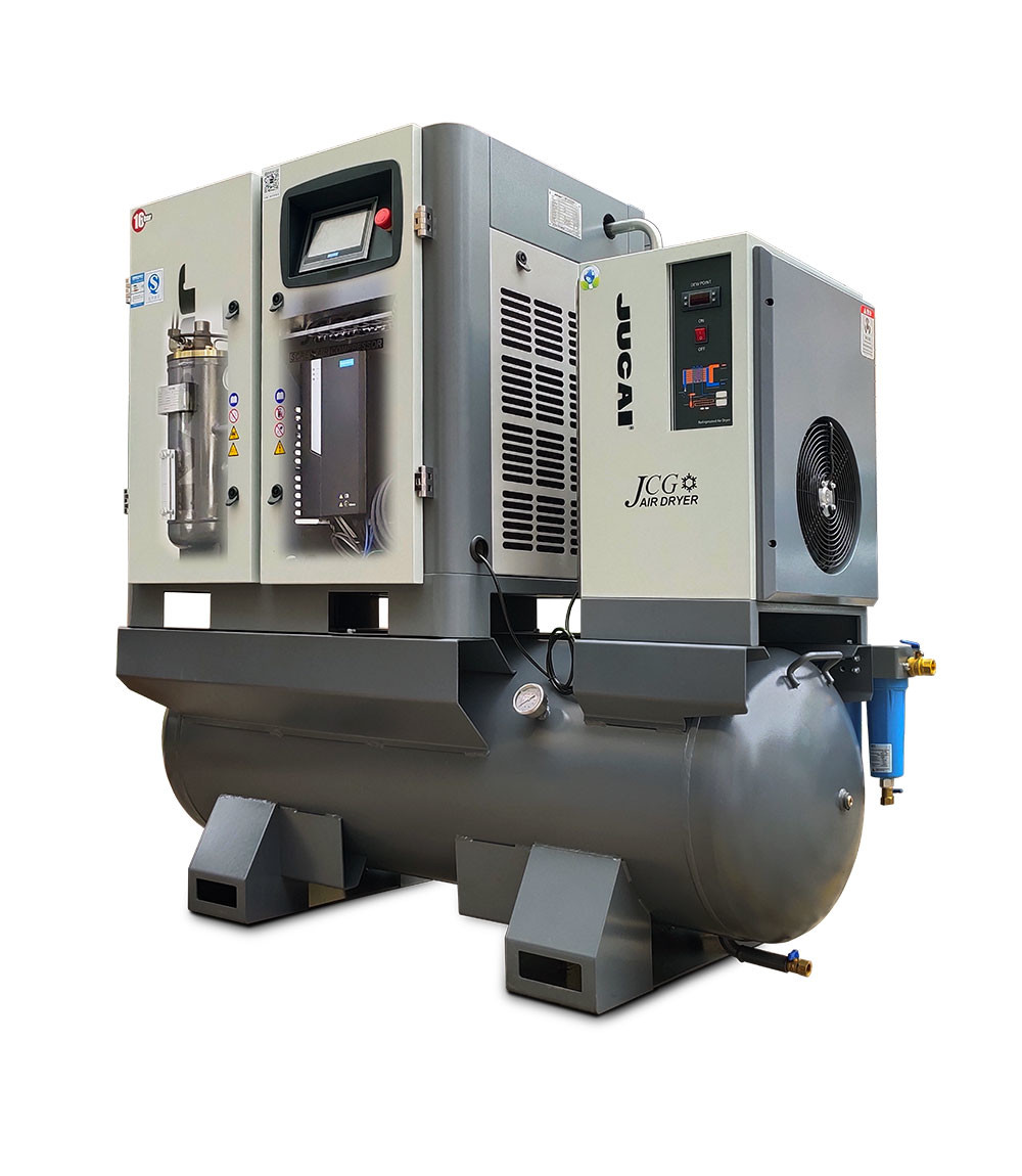 Combined 15KW IP54 20 Hp Air Compressor With Dryer And Line Filters