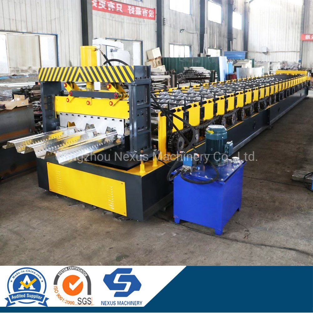 Composite Metal Floor Deck Roll Forming Machine Steel Decking Sheet Making Machinery