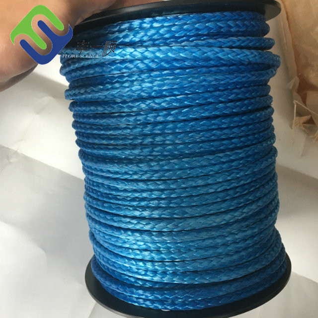 Braided HMPE Fiber Rope 12 Strand UHMWPE Rope UHMWPE Marine Rope