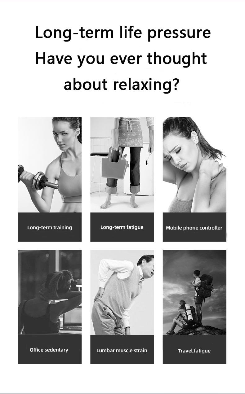 LCD Screen Therapy Fascia Massage Gun Vibration Percussion Device Relax Muscle