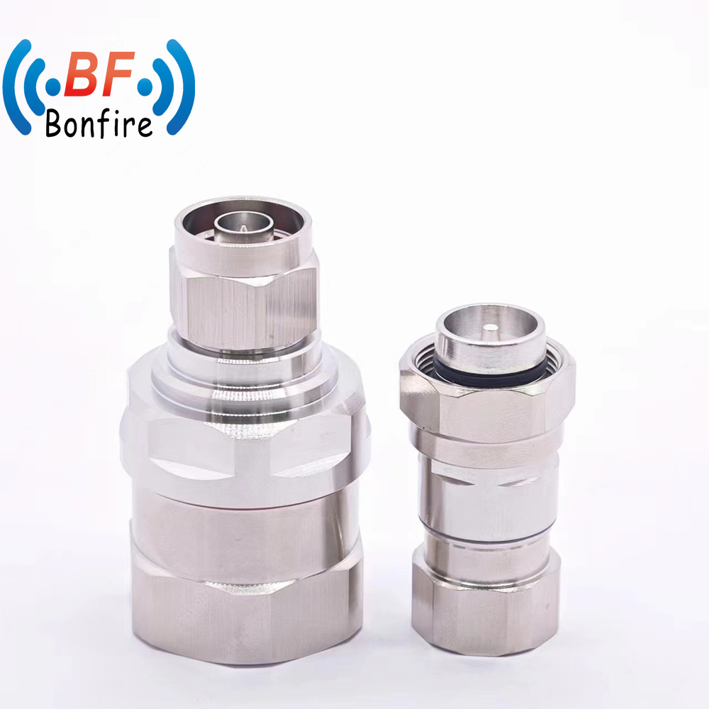 DIN-Male Connector for 1/2 Inch Flexible Feeder Cable