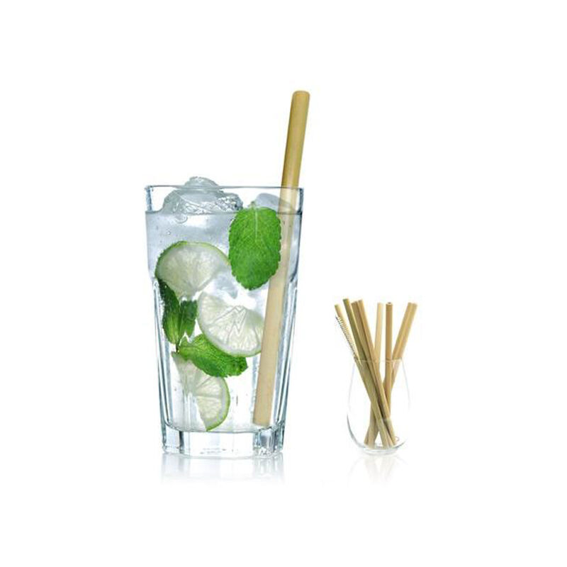 Durable, Biodegradable, and Earth-Friendly Bamboo Straws for Drinking