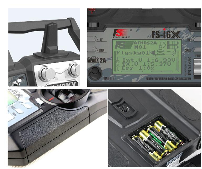 10CH 2.4GHz AFHDS RC Toy Accessories 2A RC Drone Transmitter Remote Control