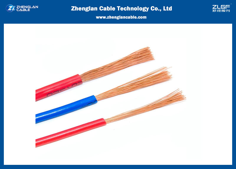 CE Certification Fire Resistant Electrical Cable / Single core Heat Resistant Flexible Cable/Rated voltage:450/750V
