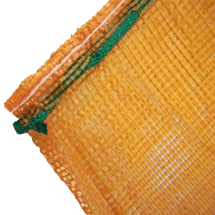 Durable Design Orange Food Grade Fruit Net Bag 5kg for Firewood and Vegetables