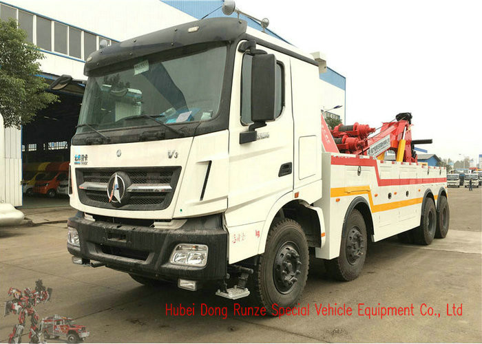Beiben Heavy Duty Rotator Wrecker Tow Truck , 30-40 Ton Heavy Wrecker Trucks