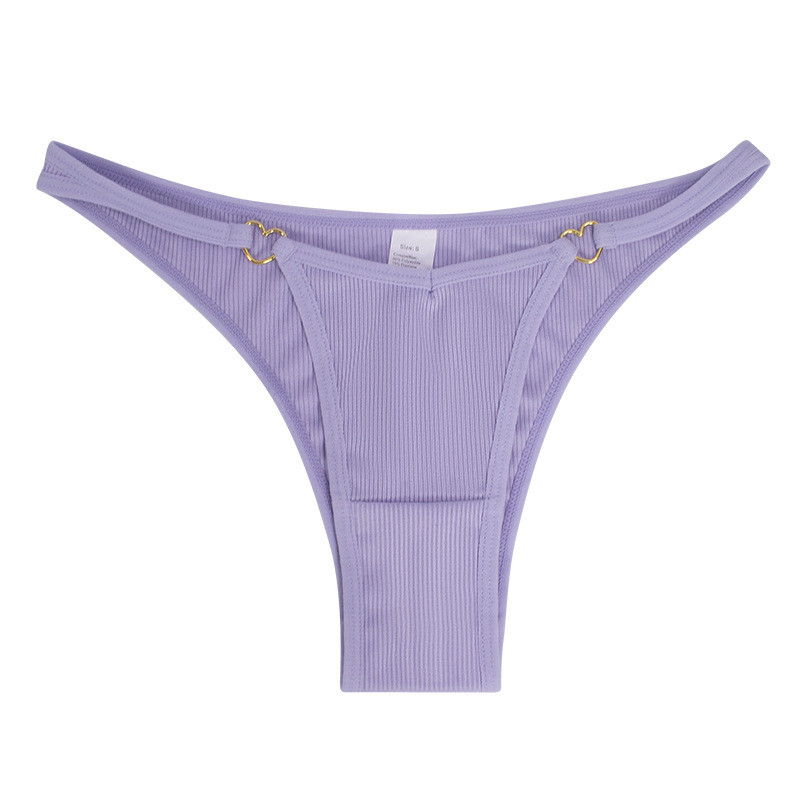 Sexy G String Underwear For Ladies Adjustable Low Waist Seamless Brief Hipster Panties Heart Shape Ring Thong