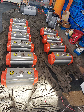 RAT075 pneumatic rotary actuator 90 degree double acting and single acting actuator 2