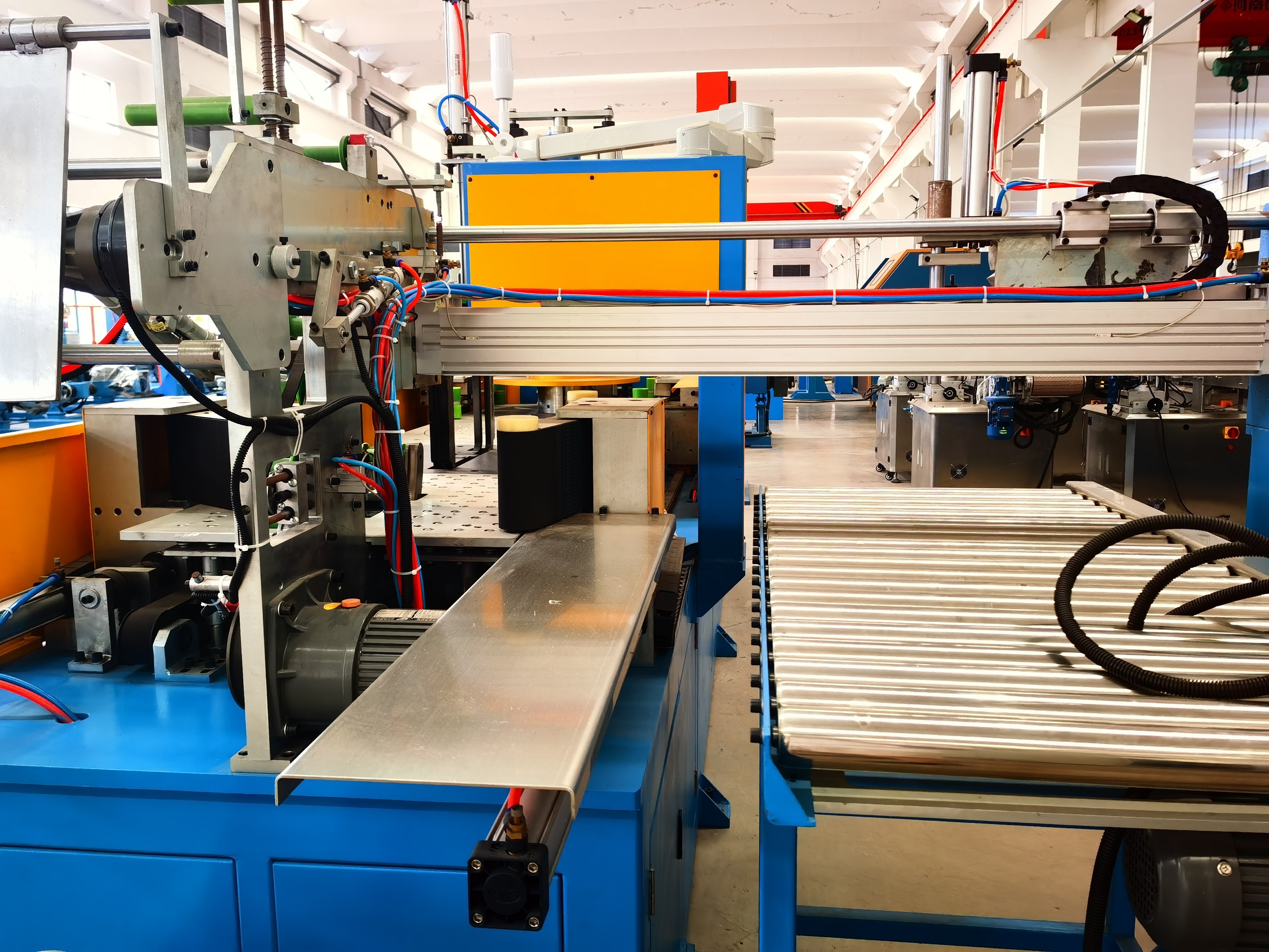 Graphically Operated 1860 Cable Coiling Machine For PVC/PE/PP Film Coil