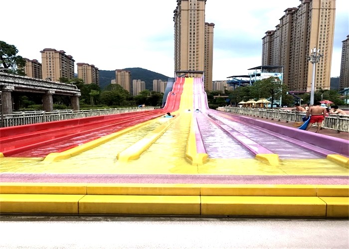 Commercial Fiberglass Custom Water Slides Adult Stimulating High Speed Slide