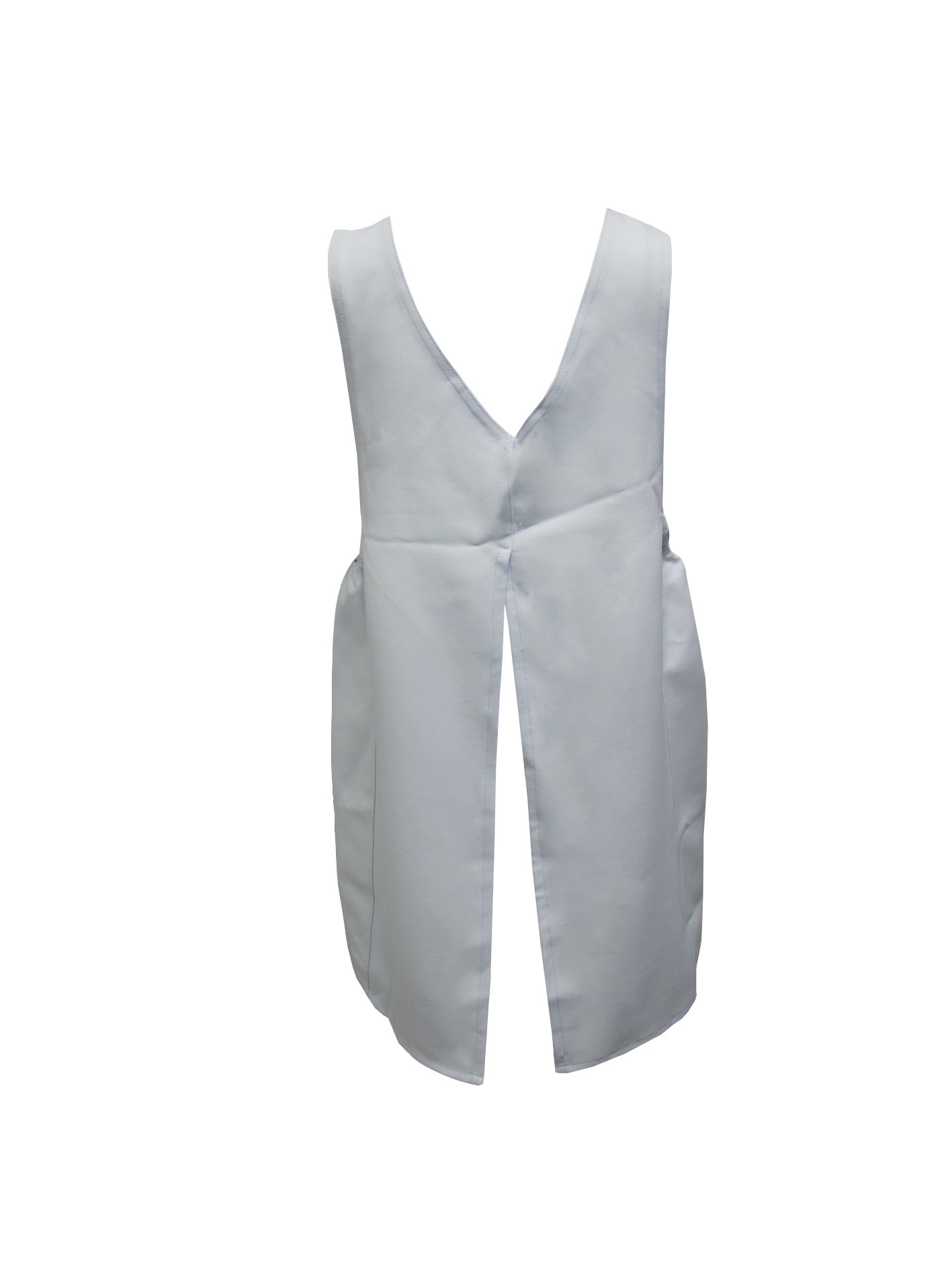 195GSM Chef Works Bib Apron Polyester 80% Cotton 20% Light Blue Color