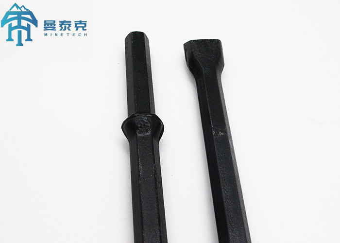 Integral Hex H22 Rock Drill Rod Length 1200mm+Diameter 38mm For Pneumatic Rock Drilling