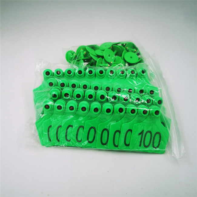 Barcode Cow Number Tags 100mm Cow Tag Numbering System