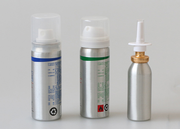 50ml Aerosol Can Empty Plastic Valve Medical Spray Support White Color