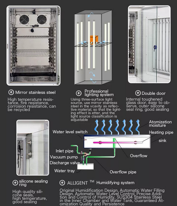 Lighting Climatic Incubator Plant Growth 5000LX Temperature And Humidity Chamber