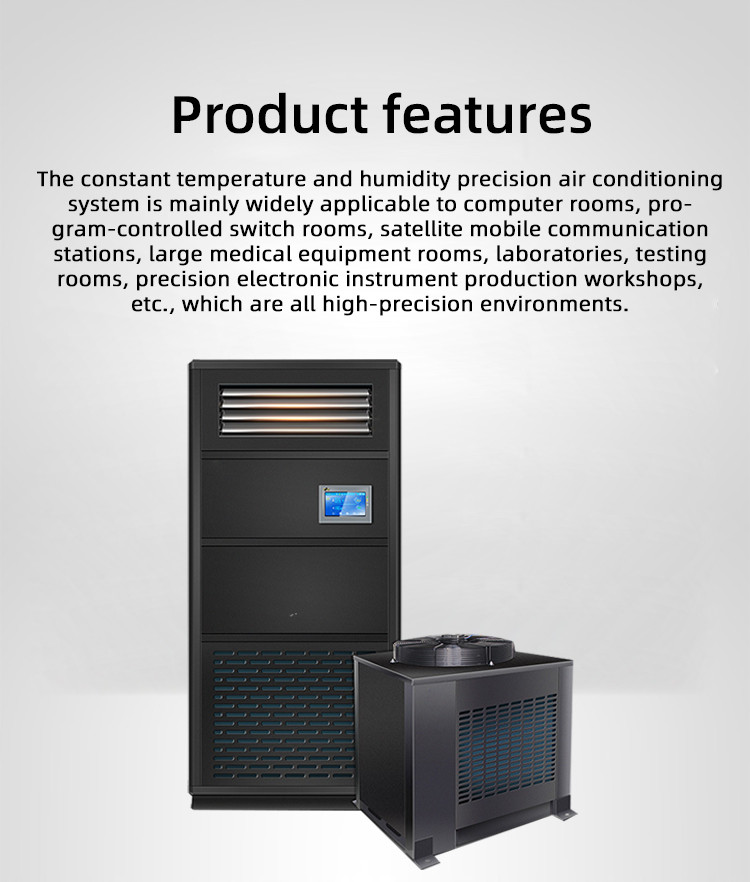 The latest technology is used to create precise air conditioners with constant temperature and humidity, which are applied in data center cooling