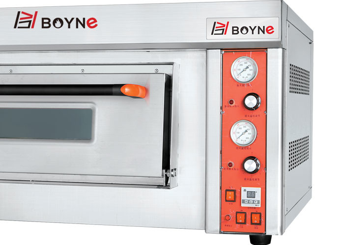 20~500°C High Temperature Stainless Steel Commercial Gas Two Deck Pizza Oven