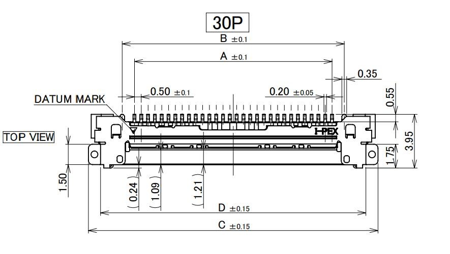Micro Coaxial FPC Cable Connector ®-VS 20455-050E-66