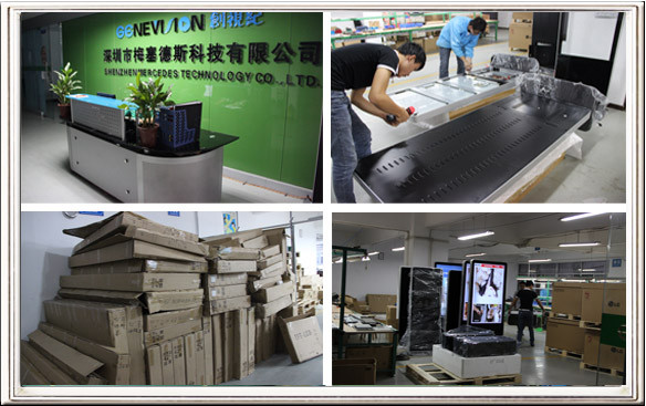 Table touch screen kiosk 42 inch all-in-one with IR touch
