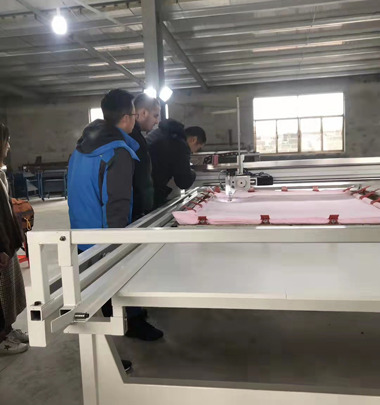 computerized high speed single needle quilting machine single head continllous quilting machine