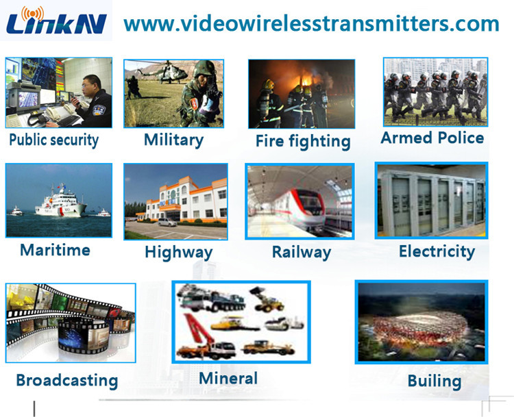 LKAV-C328 Mini Wireless COFDM Transmitter Audio Video Command Center with HDMI video input