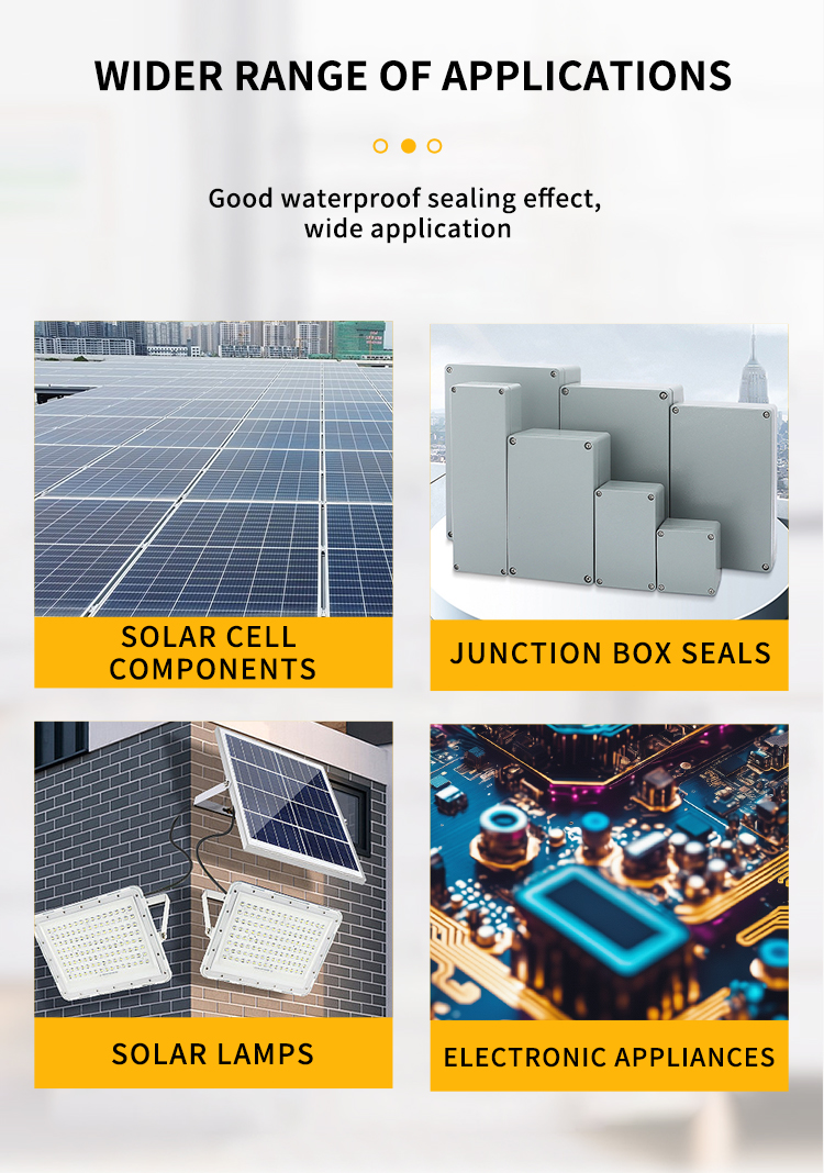 TS-3300 Heat resistance liquid rubber waterproof sealant solar panel bonding sausage caulking sealant