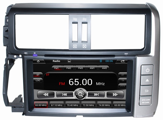 Ouchuangbo Pure Android 4.2 Auto DVD Bluetooth Navi Multimedia Radio System for Toyota Prado 2010-2013 OCB-8015C