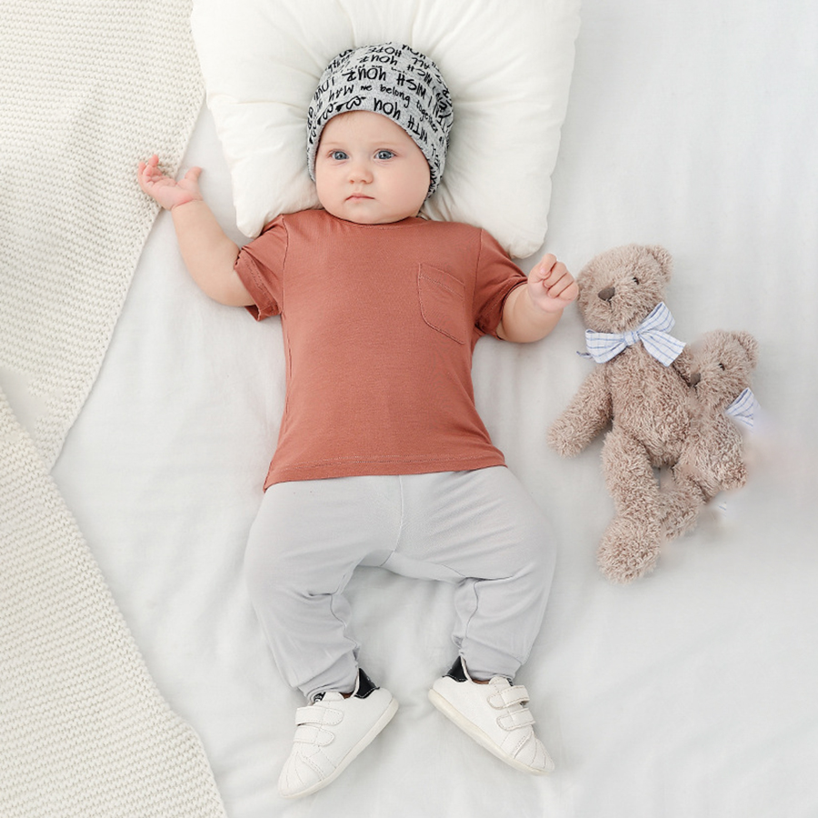 In Stock Summer Baby T-Shirts Outstanding Quality Wholesale Bamboo Spandex Kids Baby t-Shirts