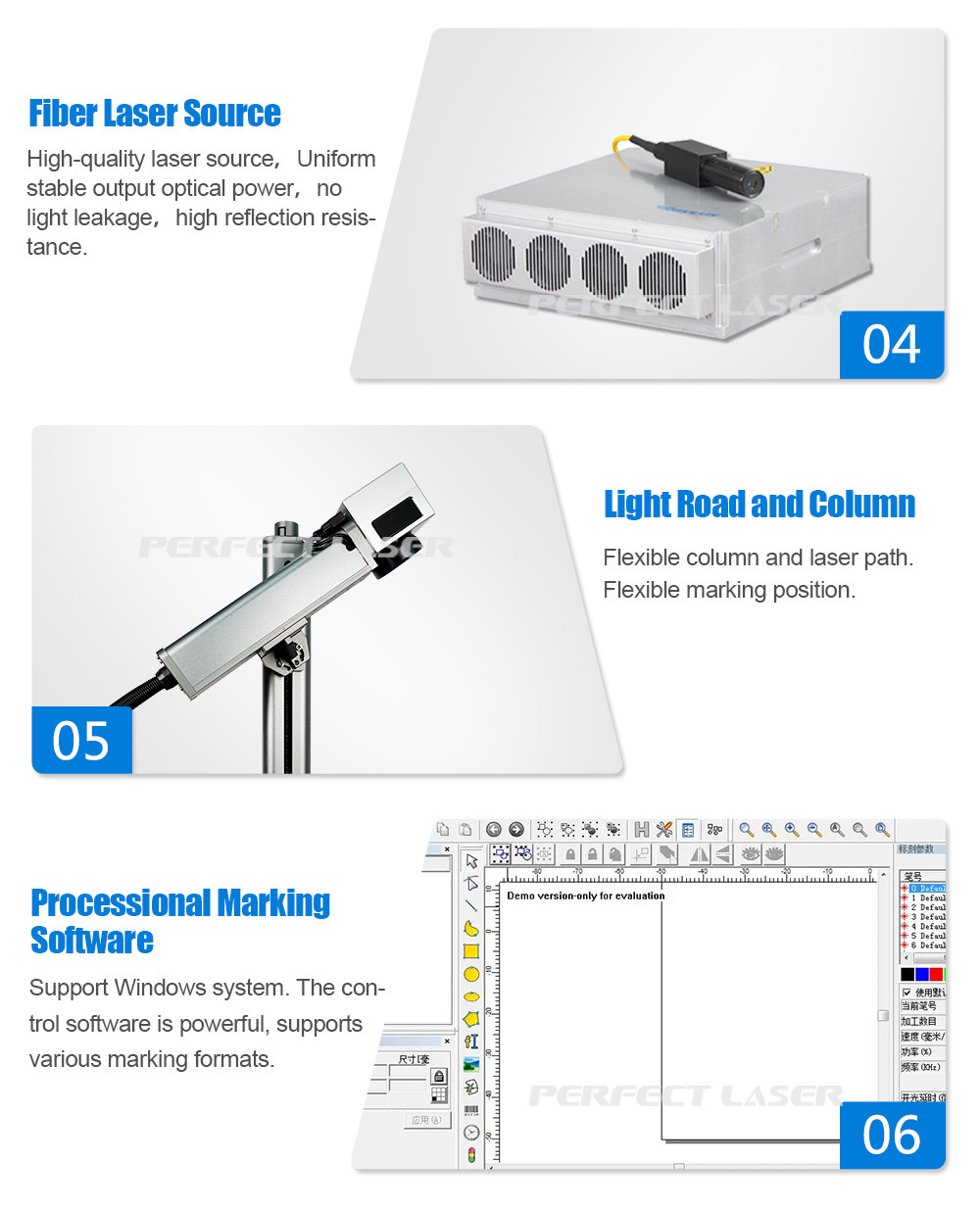 Tabletop Mini Small Fiber Laser Marking Machine 20W 25W For Metal / Non Metal