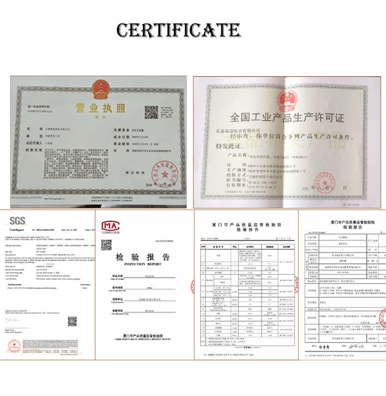 Double PE Coating Recyclable Coffee Disposable Paper Cups With Paper Lid