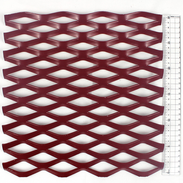 Round Hole Shape Expanded Aluminum Mesh Coils With Long Time Service