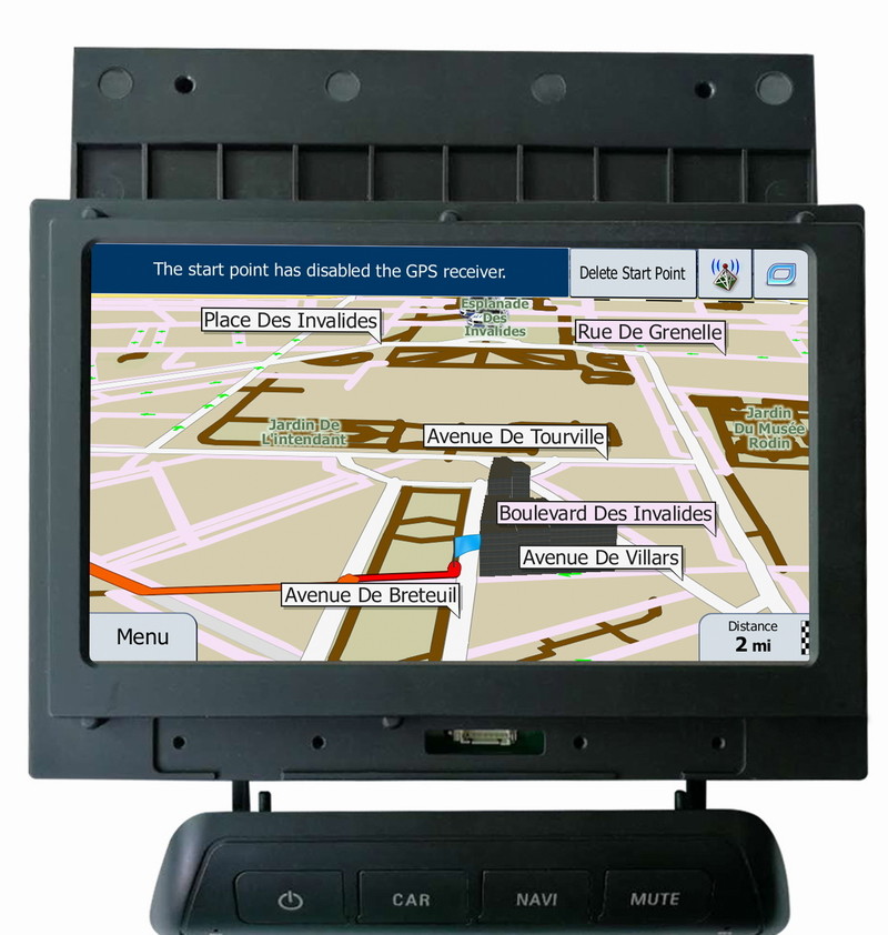Ouchuangbo car gps navi radio android 9.0 system for Land Rover Freelander 2005-2012 auto multimedia wifi bluetooth
