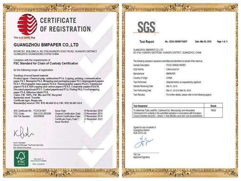 FSC Certified Mixed Pulp 0.4mm ~ 4mm Straw Paperboard For Furnitures