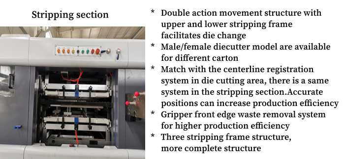 Sheet 1320mm Semi Automatic Die Cutting Machine Stripping Cardboard Corrugated Paper