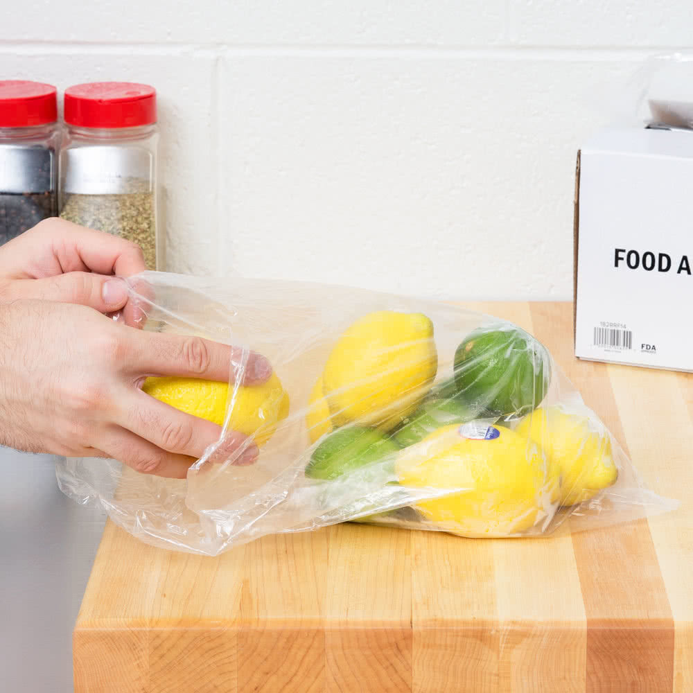 Linear Low Density Commercial Food Bags Roll With 10" X 14" Small Size